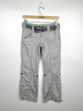 Vintage Cargo Multipocket y2k womens pants 34 short Play