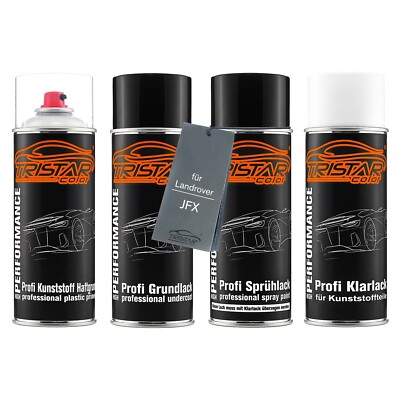 Autolack Spraydosen Set für Kunststoff für Landrover JFX Spectral Blue Metallic