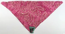 NEW NWT VTG Hav-A-Hank Dark Pink Floral Batik Cotton Bandanna