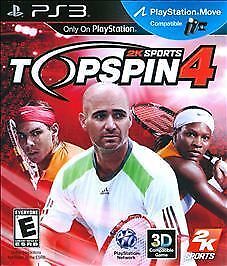 TOP SPIN 4 PS3! BEWEG KOMPATIBEL! TOPSPIN TENNIS! SERENA WILLIAMS! FAMILIENSPIEL! - Bild 1 von 1