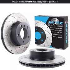 DISCHI FRENO FORATI ANTERIORI SCANALATI 300mm per bmw serie 3 e90 e91 e92 320i 325i