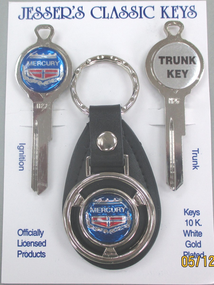 Blue Mercury Crest Deluxe Classic White Gold Keys Set 1952 1953