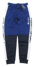 Polo Sport Ralph Lauren Boys Royal Blue/Navy Colorblock Logo Tape Jogger Pants