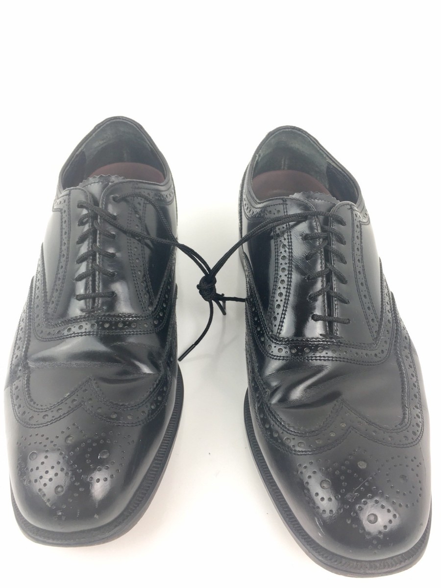 Florsheim men\'s leather black wingtip oxford lace up dress shoes. ‎ Sz 12D Florsheim Anthem Wingtip Oxfords, Black | Dress Shoes  main image 2