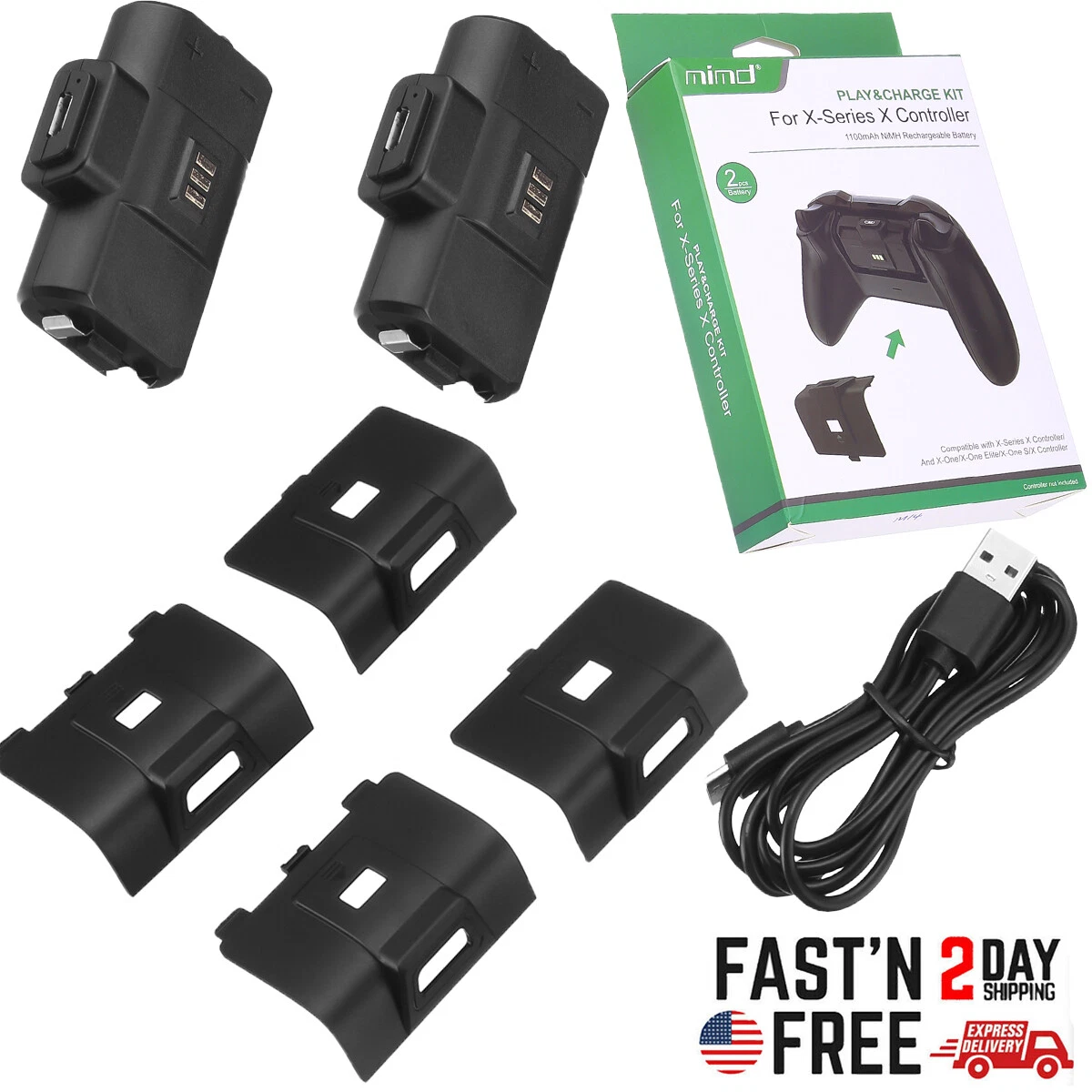 Rechargeable battery pack for cheap xbox one s controller