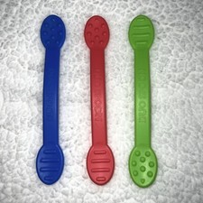 Duo Spoon 3-Pack Blue Red Green Sensory Spoon Oral Motor Tool ADHD SEN
