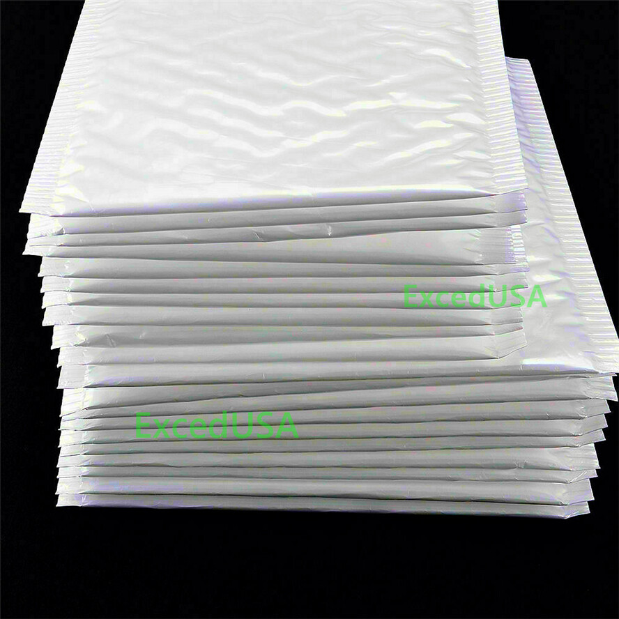 4x6" Poly Bags Mailer Bubble Padded Packing 3.8x6 Envelope Small White Shipping eBay