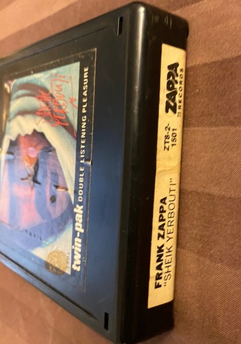 Frank Zappa -Sheik Yerbouti -8-Track tape Twin-pak ZT8-2-1501 Zappa Recs. 1979 - Picture 3 of 5