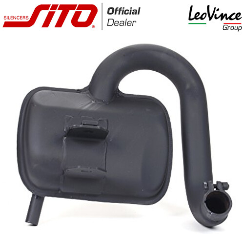 Marmitta Scarico Padellino Originale Per Piaggio Vespa 125/150, PX, Arcobaleno, LML 2t, Codice CI0674