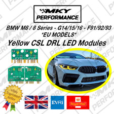Faros amarillos estilo CSL BMW M8 serie 8 módulo LED DRL G14 G15 F91 F92 F93