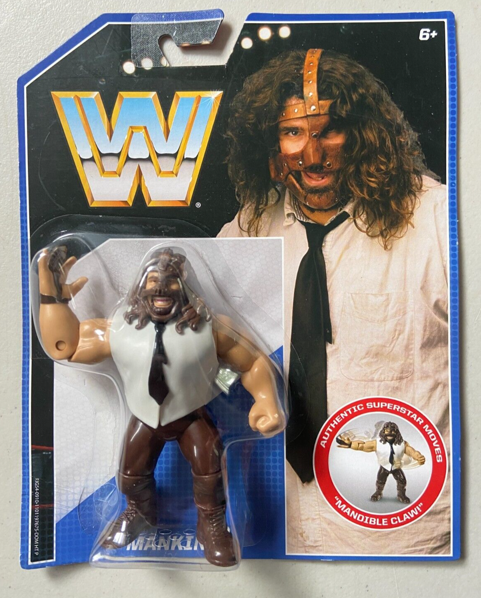 WWE Mattel Retro Wrestling Figure Mankind Mick Foley - WWF Hasbro