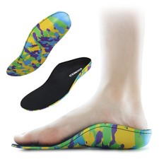 Eggseed Kids Orthotic Cushioning Arch Support Shoe 3.5 US Big Kid, Camo Black