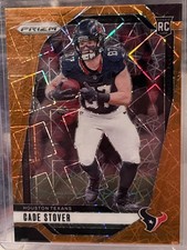 2024 Panini Prizm - Orange Lazer Prizm #318 Cade Stover Rookie Houston Texans