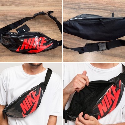 Nike Heritage Hip Pack Hip Gym Sack Bag Crossbody Travel Black CK7914 010 NEW