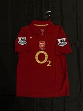 Medium - Thierry Henry Arsenal 2005/2006 Nike Retro Jersey Short Sleeve 05 06