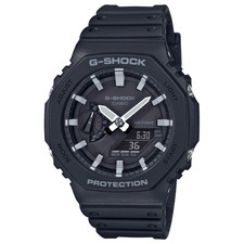 Casio G-Shock GA-2100-1ACR Analog-Digital Black Resin Watch 48.5mm New In Box