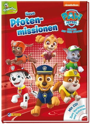 PAW Patrol 4 Missionen von Nelson Verlag Kinderbuch Hardcover mit CD Deutsch