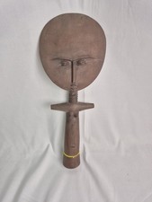 Hand Carved Wooden Akuaba Ashanti Fertility Doll From Ghana Vintage