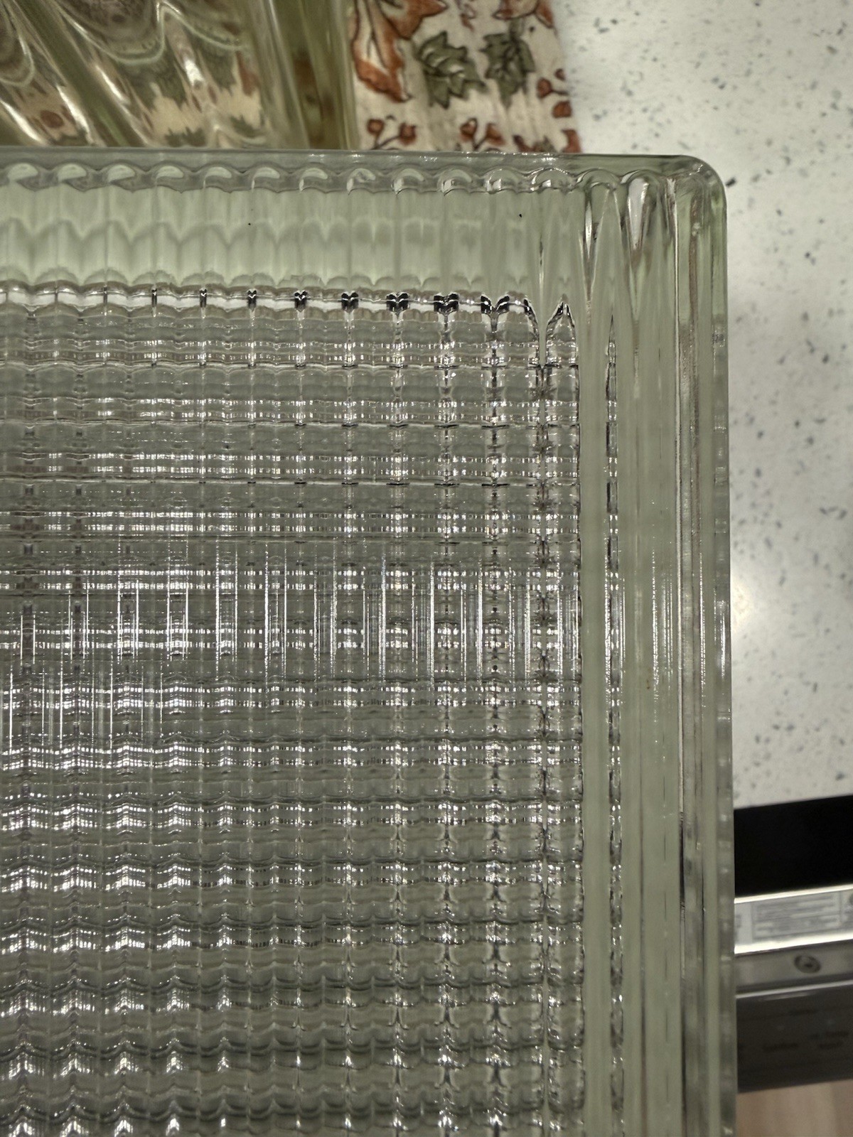 2 Glass BLOCKS Vintage MCM, Glass Block Brick Approx8-8-4 1960s