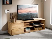 Tv Element Lowboard 149X47Cm Massivholz Eiche GeöLt Wildeiche Massiv Neu Ovp!!!