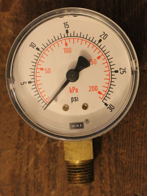 NOS NIB WIKA Gauge 30 PSI Part Number 8990560 Type 111.10 2.5 Inch