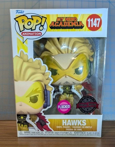 Funko Pop! #1147 My Hero Academia: Hawks - Vinyl Figure Special Edition Flocked