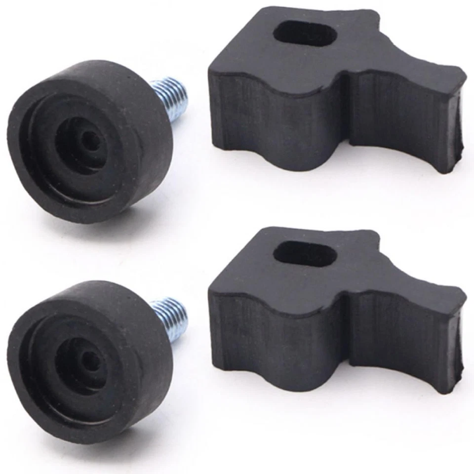 For Toyota Pickup Hilux RN20 RN25 1972-1978 Adjustable Rubber Bumper Hood Set - Image 4 of 4