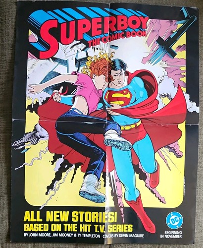 Superboy DC Comics Comic Book Poster Kevin Maguire Paper Unframed ...