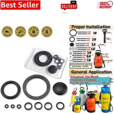 Universal Sprayer Seal Rings - 10 Durable Rubber O-Rings for Easy Replacement