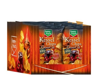 ff Kessel Chips Cross Cut Spicy BBQSauce Style