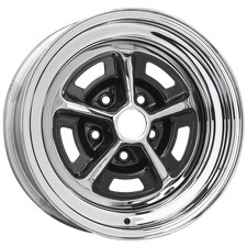 Wheel Vintiques 54-501205a 15x10 5x4.5 5 Bs Chromeblack For Magnum 500 Wheel Vintiques 54-501205a 15x10 5x4.5 5 Bs Chromeblack For Magnum 500