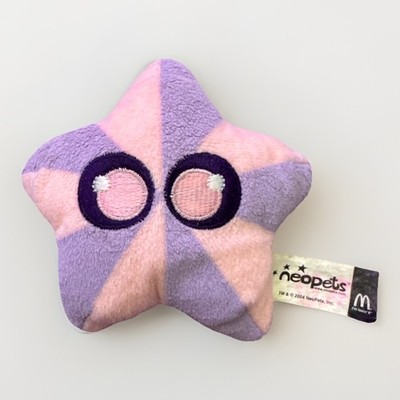 RARE Neopets Super Nova Mini Plush 2004 McDonalds Supernova Pink Purple