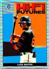 2022 Bowman #HIFI-19 Luis Matos Hi-Fi Futures Atomic Refractors