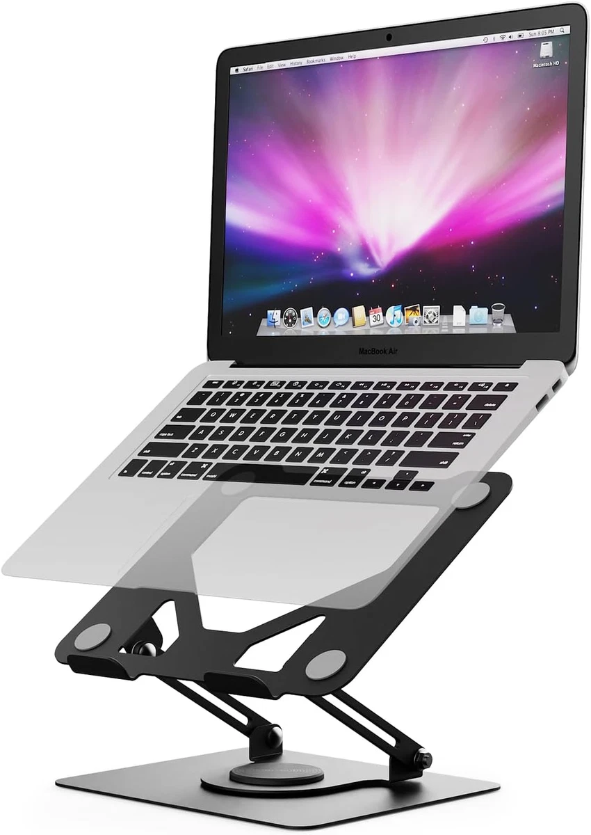 Supporto PC portatile, Supporto per portatile ergonomico in Alluminio, Pieghevole Raffreddamento Porta PC Compatibile con MacBook Air, Pro, Mini, Samsung, Sony, Lenovo, HP, Altri 10-17.3 Laptop