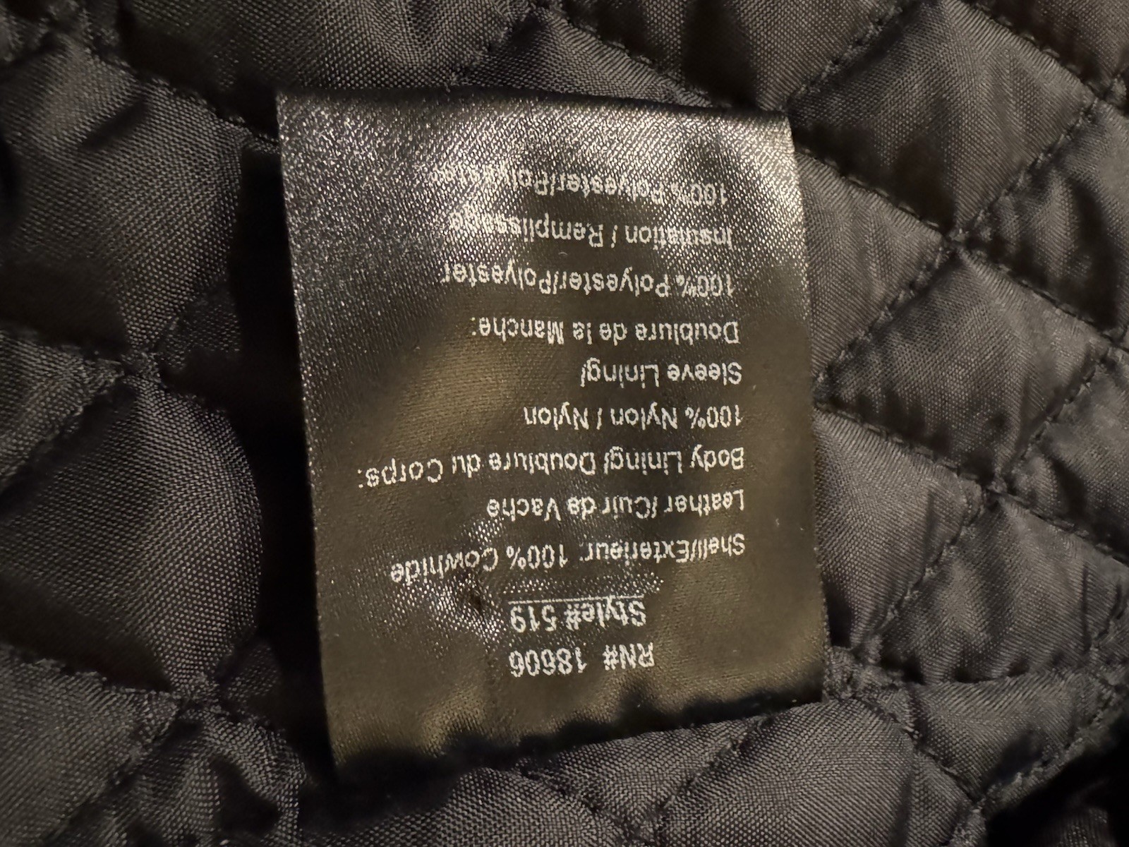 SCHOTT Perfecto 519 Waxy Natural Cowhide 50’s Leather Jacket - Medium