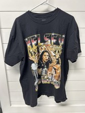 Kelsey Plum Las Vegas Aces 2022 WNBA Champion Graphic Rap Tee Black XL 3peat