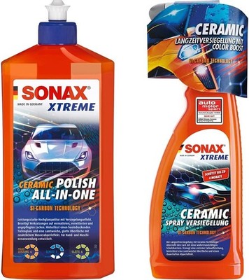 SONAX XTREME Ceramic Polish All in One 500 ml und SprayVersiegelung 750 ml