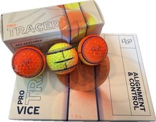 NEW Vice Pro Tracer Fireball Golf Balls - 3 Balls