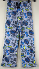 Member's Mark Boys Gray Pow Boom Whoop Super Hero Pajama Pants Size 6/7