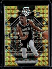 2022-23 Panini Mosaic #202 Malaki Branham Reactive Yellow