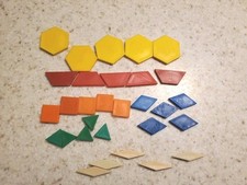 280 Pattern Blocks Math Manipulatives Shapes Geometry Fun, Homeschool Teacher