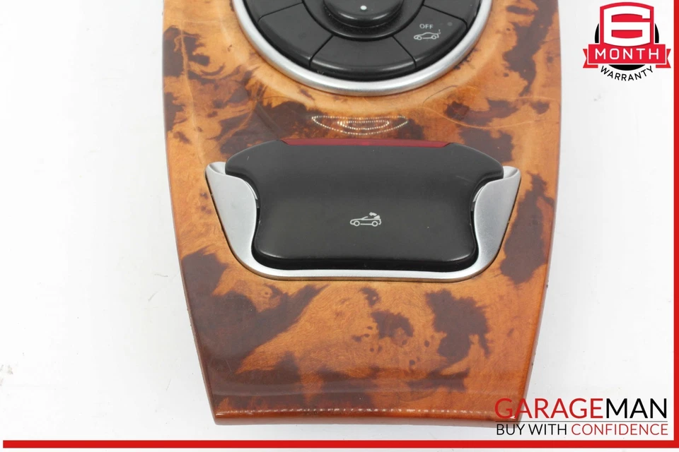 03-04 Mercedes R230 SL500 SL600 Center Console Trim Bezel Wood 2308207710 OEM - Image 4 of 4