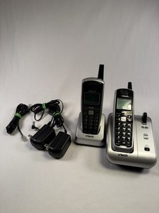 VTECH 5.8 Cordless Phone System 2 Handset System Caller ID - UNTESTED 