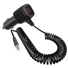 Radar Detector Power Cord with USB and USB-C Fast Charging Dual Port Car Cord Co