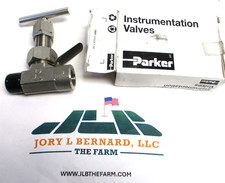 PARKER , 8M8F-U12LR-T-SS , SST NEEDLE VALVE , 1/2" MxFNPT , 6000-PSI ,( NOS )