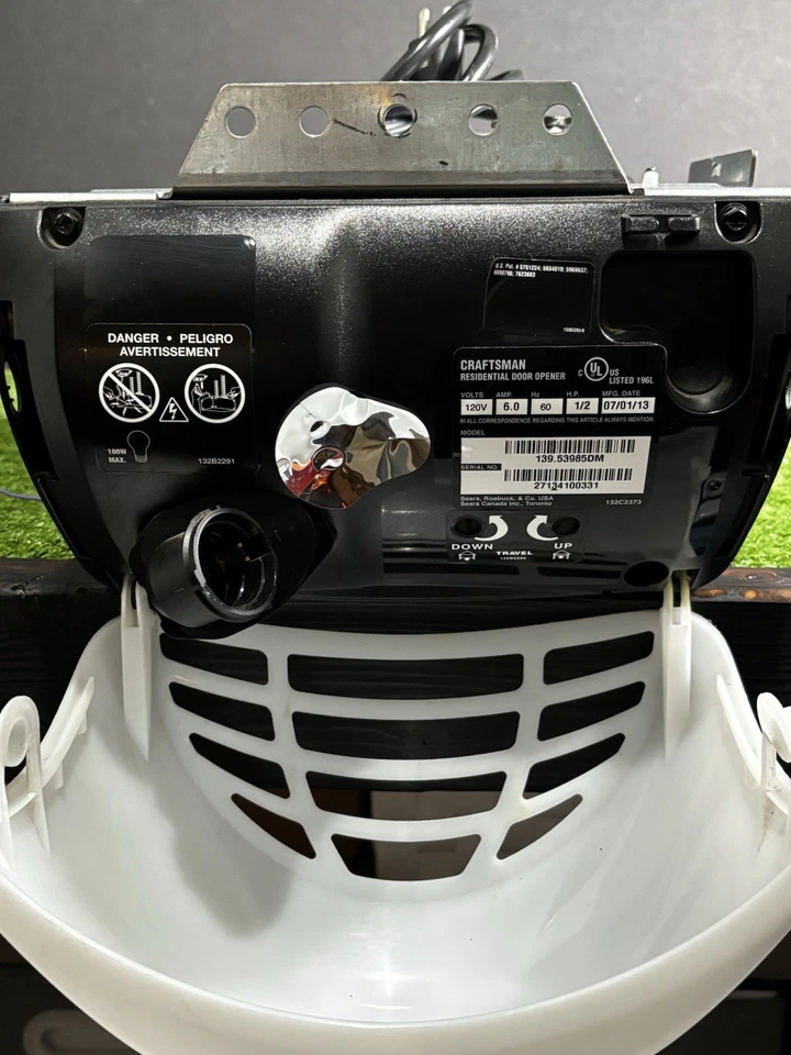 craftsman garage door opener 139.53985DM +Sensors/logic Board/remote *No Rail* - Image 3 of 4