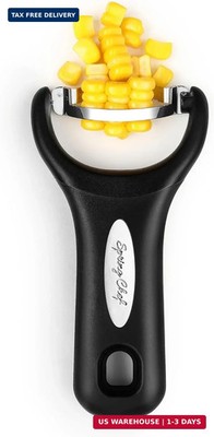 Spring Chef Stainless Steel Corn Peeler - Corn on the Cob Stripper Tool - Durabl