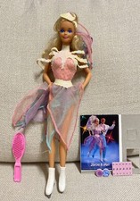 Vintage 1989 Ice Capades Barbie Doll Mattel 7365 Vintage Cutouts Ice Skates