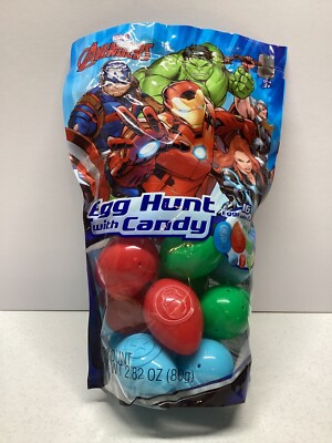 Marvel Avengers Egg Hunt w/ Molded Eggs 16ct NIP Rare HTF Black Widow Package!