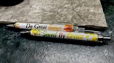 2 PC Bible Verse Ballpoint Christian Inspirational Quotes Pen Gift Set New B1299